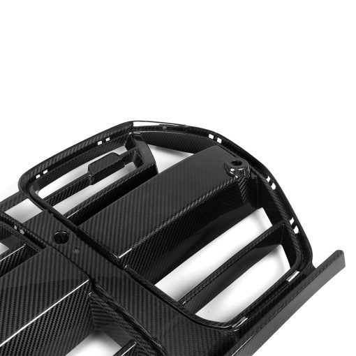 SooQoo BMW M3/M4 SQ-GT Front Grille In Gloss Pre Preg Carbon Fibre (G80/G81/G82/G83) - Image 2