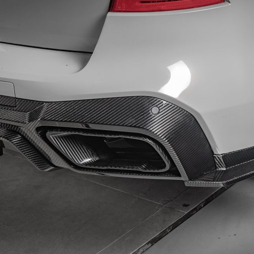 SooQoo BMW G05 X5 Exhaust Trims In Gloss Carbon Fibre - Image 3