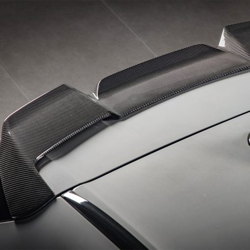 SooQoo BMW G05 X5 Rear Roof Spoiler In Gloss Carbon Fibre - Image 3