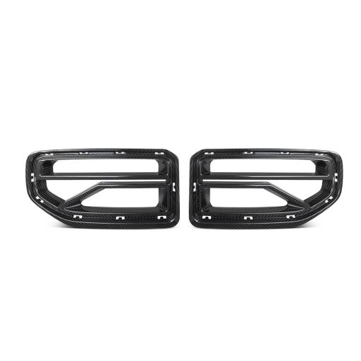 SooQoo BMW G87 M2 SQ-V Front Grilles In Gloss Carbon Fibre