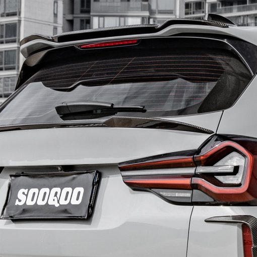 SooQoo BMW F97 X3M SQ Roof Spoiler In Gloss Pre Preg Carbon Fibre (2019+) - Image 2