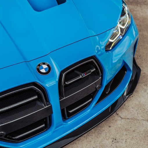 SooQoo BMW M3/M4 SQ Aero Front Grille In Gloss Pre Preg Carbon Fibre (G80/G81/G82/G83) - Image 11