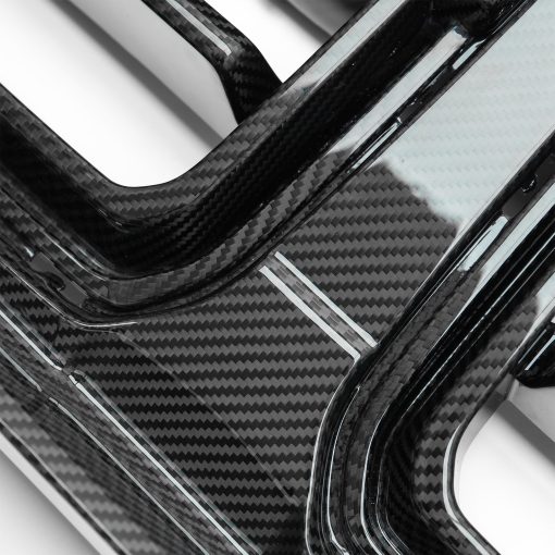 SooQoo BMW M3/M4 SQ Aero Front Grille In Gloss Pre Preg Carbon Fibre (G80/G81/G82/G83) - Image 24