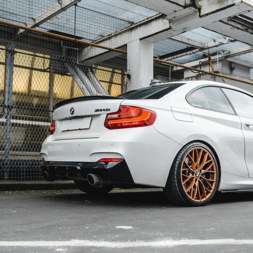 ZAERO Design BMW M235i/M240i EVO-1 Rear Diffuser In Gloss Black (F22/F23) - Image 3