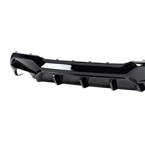 ZAERO Design BMW 1 Series Single Exit EVO-1 Rear Diffuser In Gloss Black (F40 116i, 116d, 118i, 118d M Sport) - Image 3