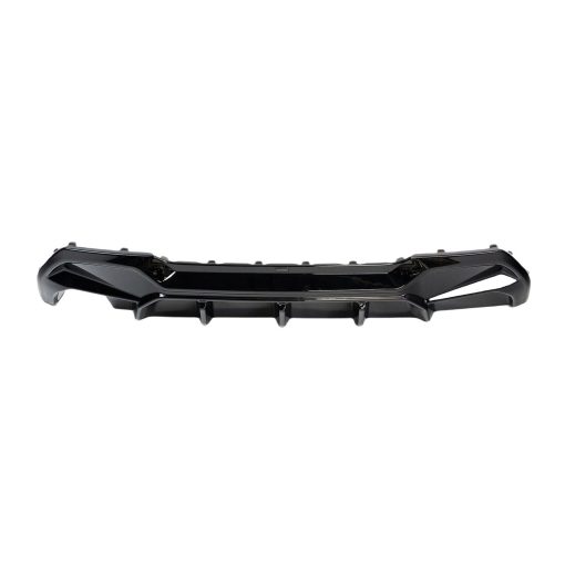 ZAERO Design BMW 1 Series Single Exit EVO-1 Rear Diffuser In Gloss Black (F40 116i, 116d, 118i, 118d M Sport)