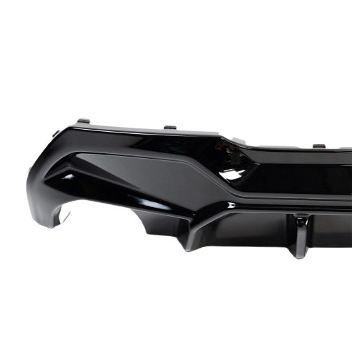 ZAERO Design BMW 1 Series Single Exit EVO-1 Rear Diffuser In Gloss Black (F40 116i, 116d, 118i, 118d M Sport) - Image 7