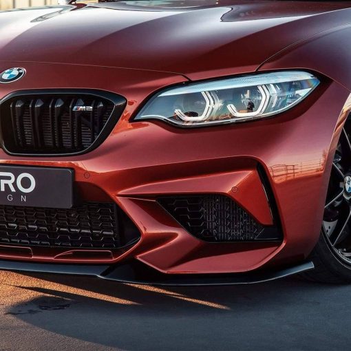 ZAERO Design BMW M2 Competition EVO-S Front Splitter In Gloss Black (F87) - Image 13