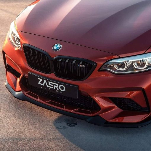 ZAERO Design BMW M2 Competition EVO-S Front Splitter In Gloss Black (F87) - Image 15