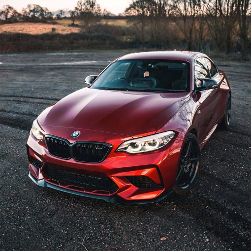 ZAERO Design BMW M2 Competition EVO-S Front Splitter In Gloss Black (F87) - Image 6