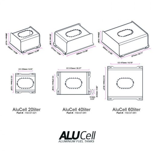 Nuke Performance AluCell Fuel Tank 45 Liter Well Cell with Nuke Performance CFC Unit - Image 8