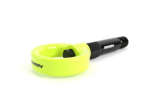 Perrin 2020 Toyota Supra Tow Hook Kit (Front) - Neon Yellow - Image 9