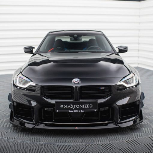 Maxton Design BMW M2 G87 V5 Front Splitter In Gloss Black (G87) - Image 2